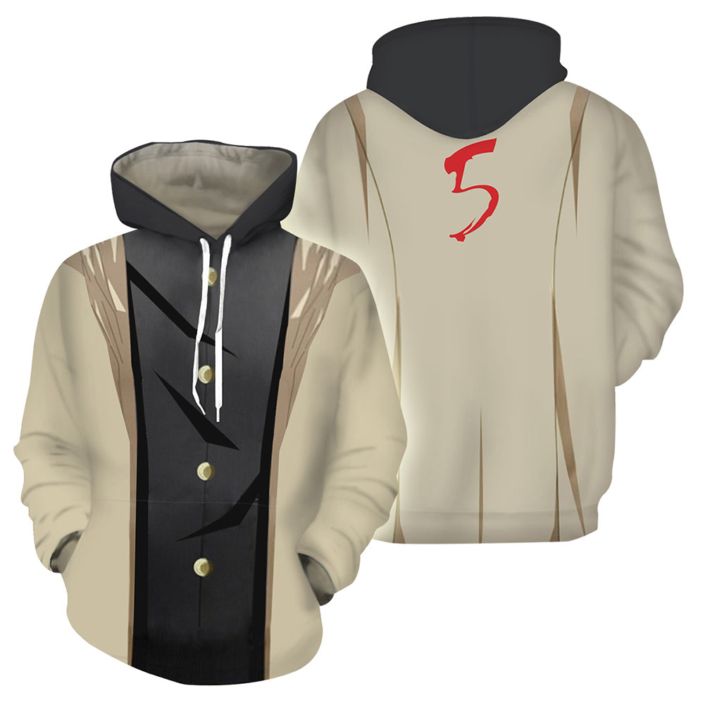Anime Battle in 5 seconds after meeting Akira Shi Sudadera 3D Impreso Cosplay Disfraz Halloween Carnaval hombre diario Traje