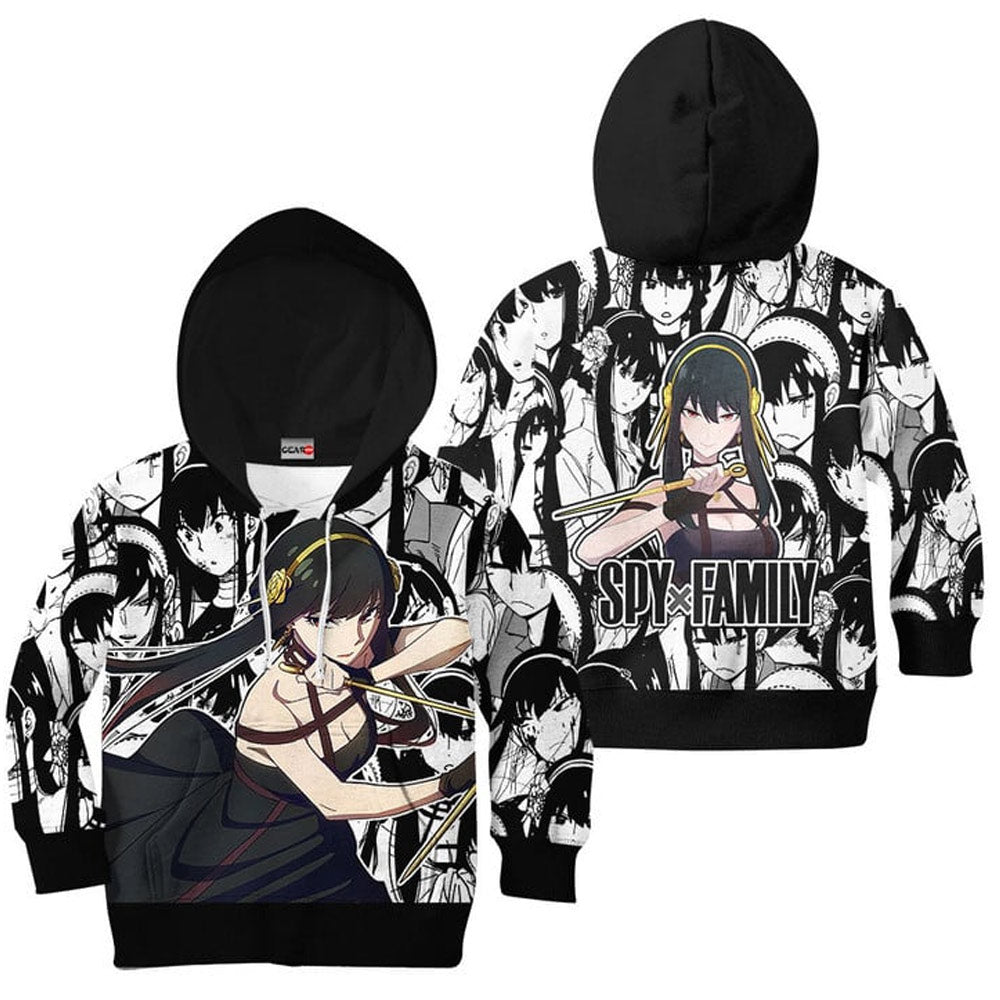 SPY×FAMILY Yor Forger Niños Cosplay Sudadera Con Capucha Impreso 3D Sudadera De Calle De Fiesta Sudadera General