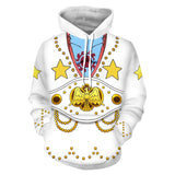 Anime ONE PIECE RED Jinbe Sudadera Cosplay Navidad Fiesta 3D Impreso Casual
