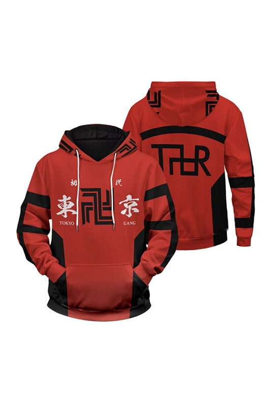 Anime Tokyo Revengers Sudadera 3D Impreso Cosplay Disfraz Halloween Carnaval hombre diario Traje