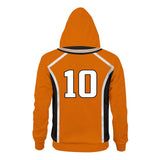 Haikyuu!! Karasuno Escuela Secundaria Away Uniforme del Equipo Hinata Shoyo Cosplay Sudadera Unisex