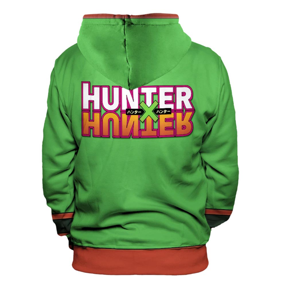Anime HUNTER×HUNTER Cosplay Sudadera con 3D Impreso y Capucha Sudadera Unisex