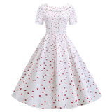 Retro Los Años 50 Vestido de Moda Muñeca Peter Pan Collar Hepburn Vestido Elegante para Adultos Femenino