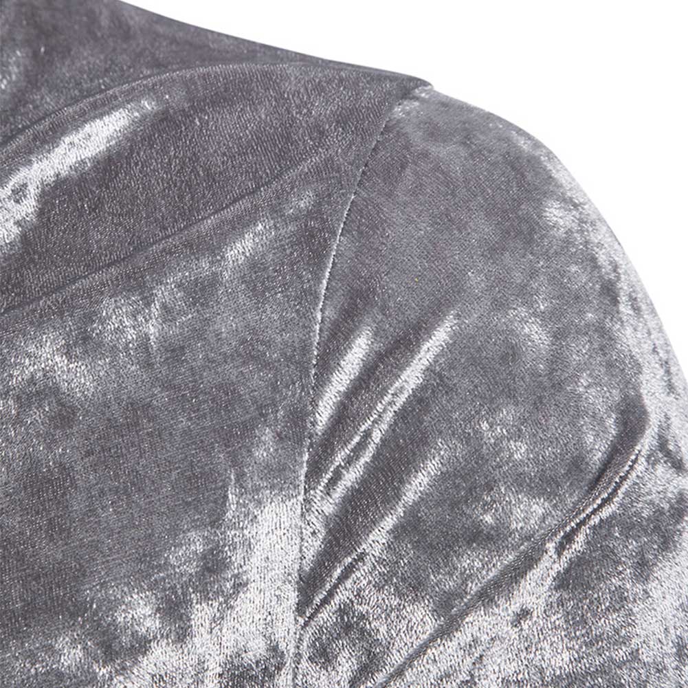 Sudadera de Color Puro Top de Chándal de Cuello Alto Cómodo de Terciopelo para Otoño Invierno para Adultos Masculino