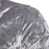 Sudadera de Color Puro Top de Chándal de Cuello Alto Cómodo de Terciopelo para Otoño Invierno para Adultos Masculino