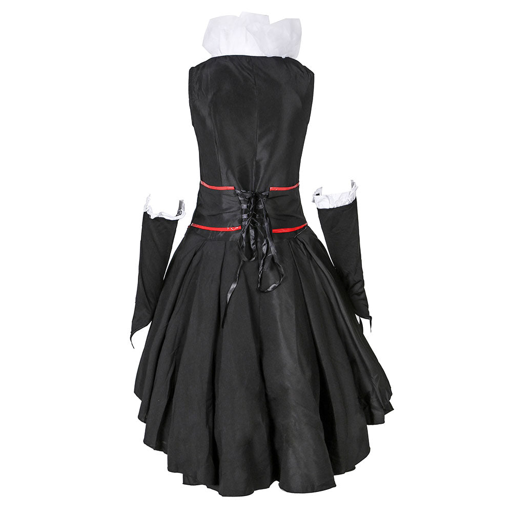 Halloween Reina de Corazones Cosplay Vestido de Fiesta para Adultos Femenino
