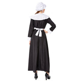 Halloween Cosplay Vestido de Mucama con Delantal Francés Uniforme de Mucama para Adultos Femenino