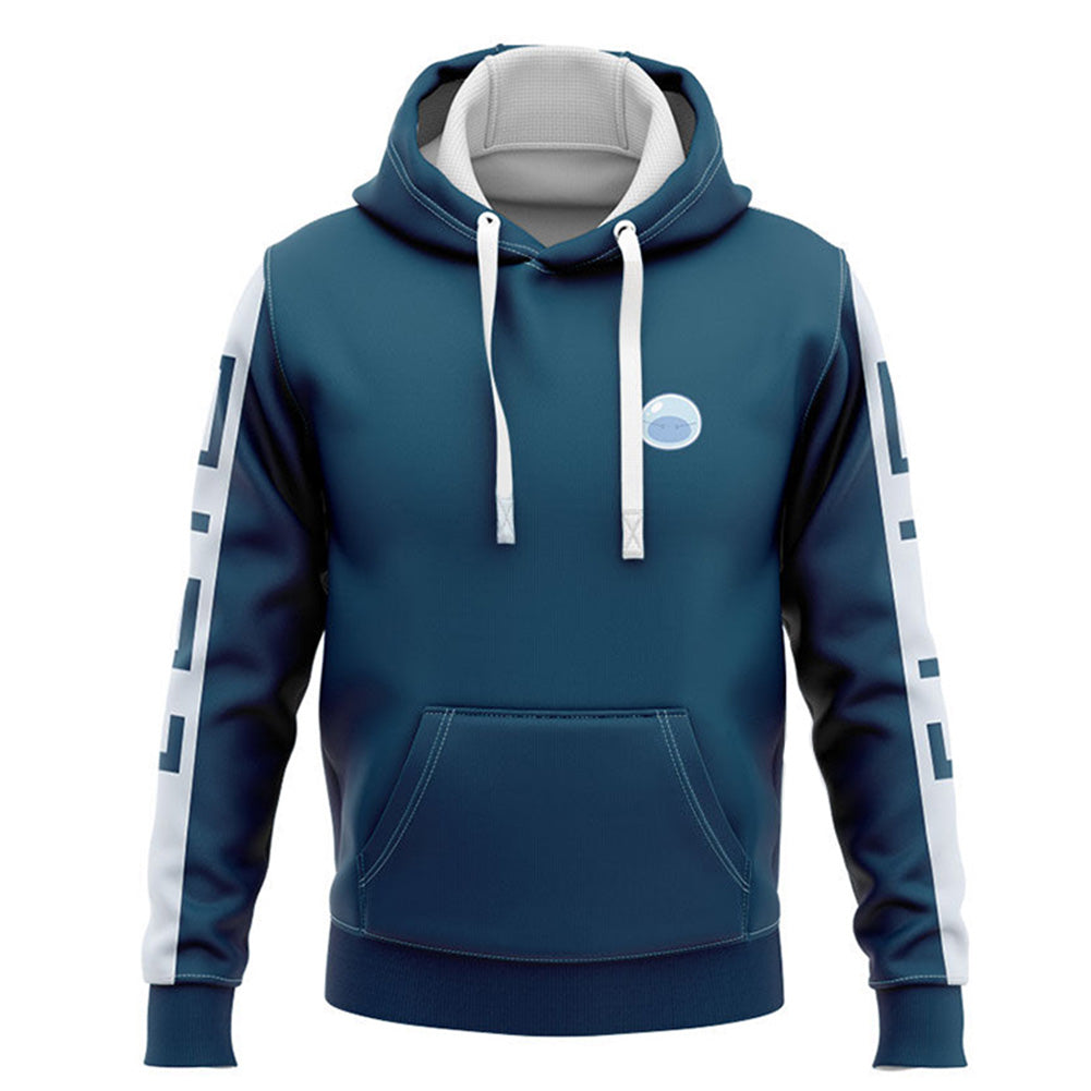 Anime That Time I Got Reincarnated as a Slime Rimuru Sudadera 3D Impreso Cosplay Disfraz Halloween Carnaval Traje