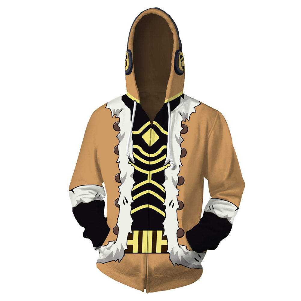 My Hero Academia Sudadera Hawks Keigo Takami Cosplay Sudadera Estampada con Cremallera Unisex