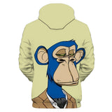 NBA Teddy simio Yacht Club Sudadera Cosplay Halloween Disfraz Carnaval Traje 3D Impreso