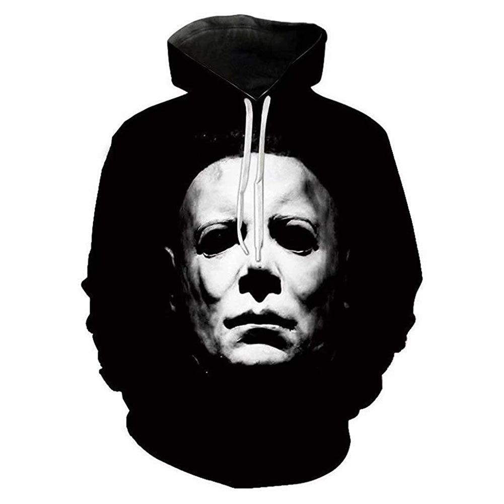 Película Halloween Michael Myers Sudadera Cosplay Halloween Fiesta Carnaval 3D Impreso