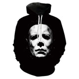 Película Halloween Michael Myers Sudadera Cosplay Halloween Fiesta Carnaval 3D Impreso