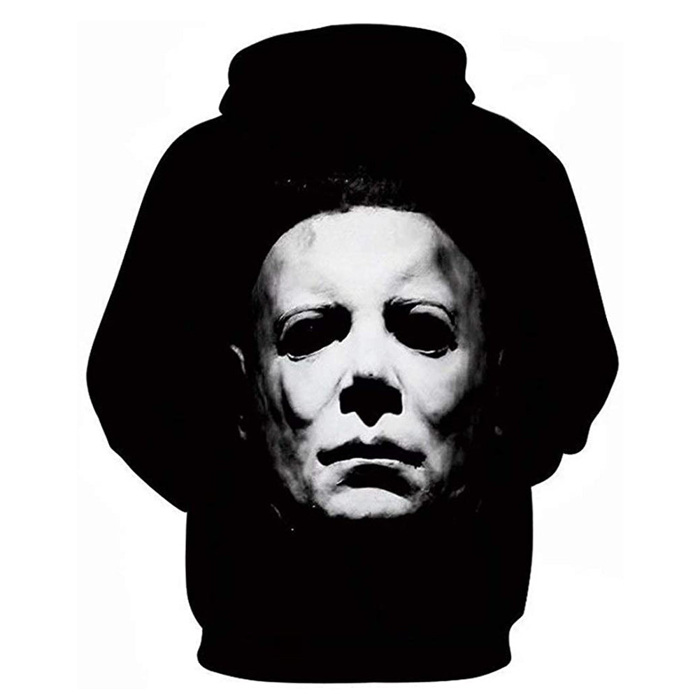 Película Halloween Michael Myers Sudadera Cosplay Halloween Fiesta Carnaval 3D Impreso