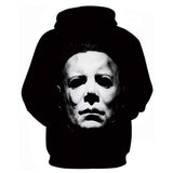 Película Halloween Michael Myers Sudadera Cosplay Halloween Fiesta Carnaval 3D Impreso