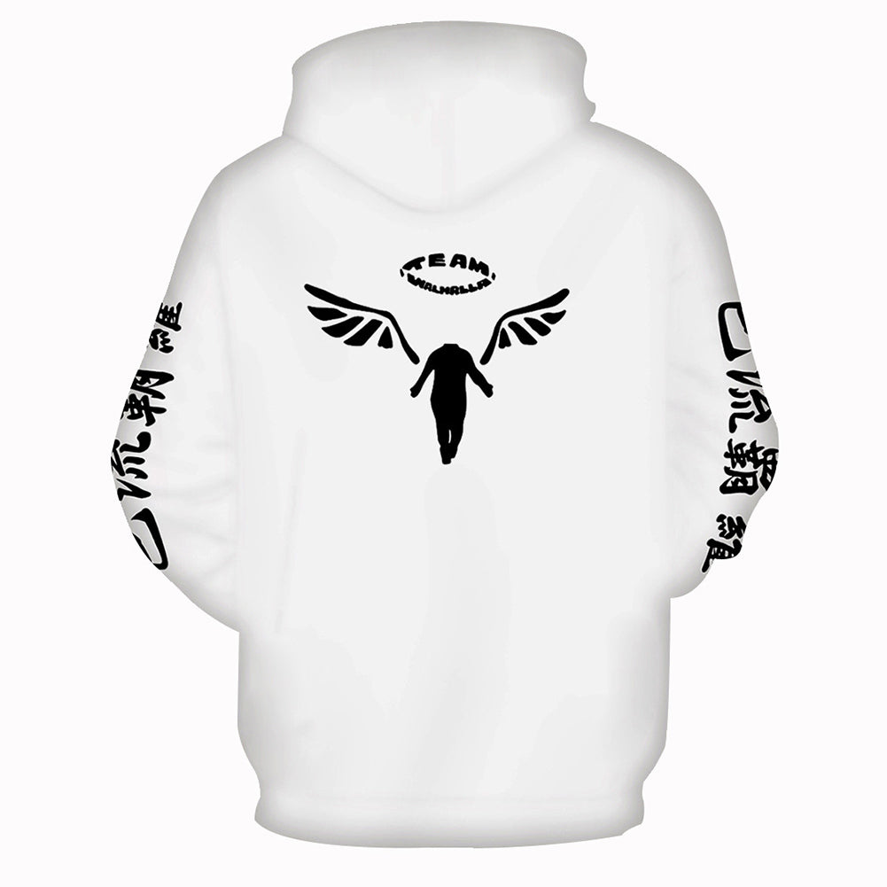 Anime Tokyo Revengers Walhalla Sudadera 3D Impreso Cosplay Disfraz Halloween Carnaval hombre diario Traje