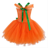 Halloween Tutu Vestido Vestido de Fiesta de Fantasma de Calabaza para Niñas