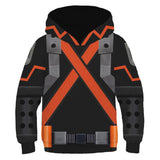 Anime My Hero Academia Bakugou Katsuki Niños Sudadera Cosplay Navidad Fiesta 3D Impreso Casual