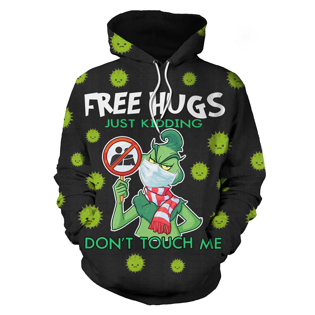 How the Grinch Stole Christmas Sudadera de Manga Larga con Capucha Ropa Casual Unisex