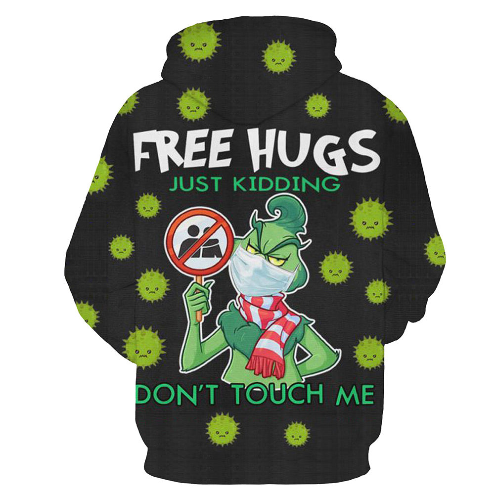 How the Grinch Stole Christmas Sudadera de Manga Larga con Capucha Ropa Casual Unisex