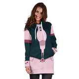 Anime My Hero Academia Ochaco Uraraka Cosplay Sudadera Larga Navidad Fiesta 3D Impreso Casual