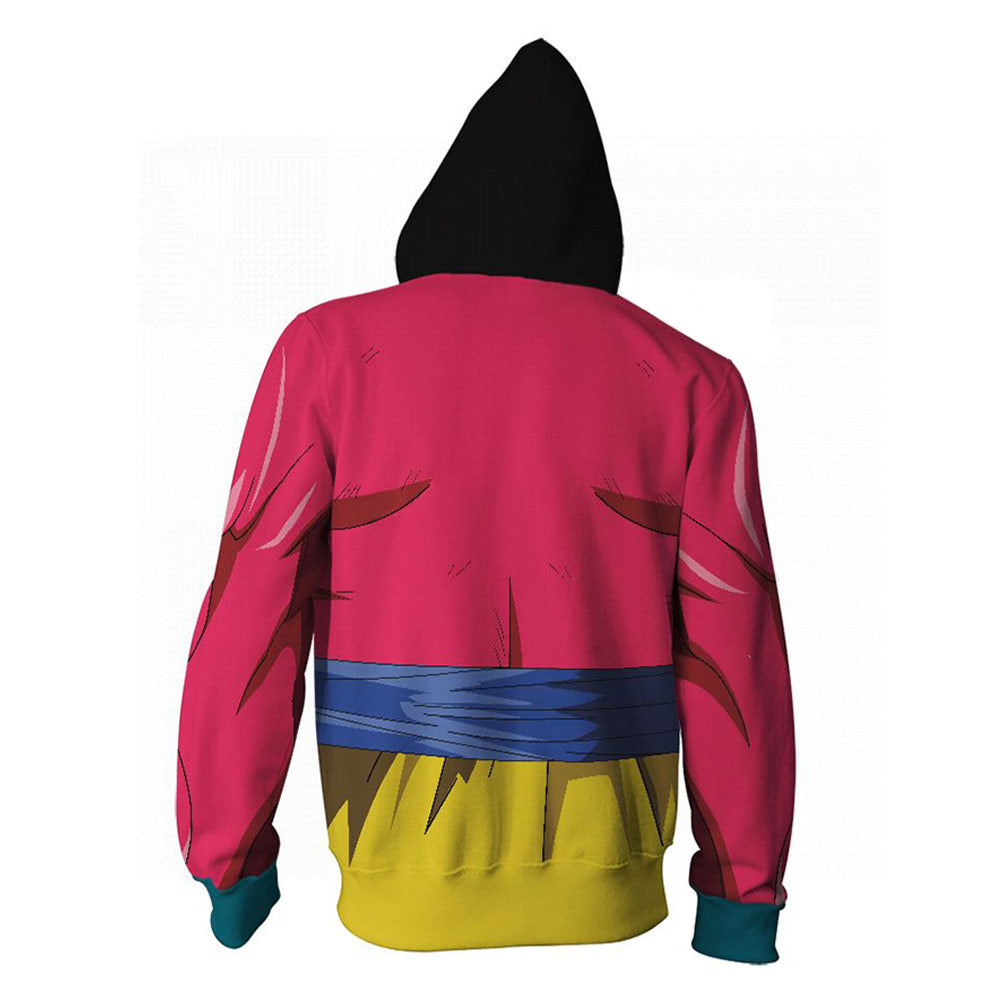 Son Goku Cosplay Sudadera Abrigo Con Capucha Impresa 3D Hombres Mujeres Chaqueta Larga Con Zip