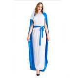 Halloween Griego Romano Cosplay Vestido de Diosa Griega de Carnaval para Adultos Femenino