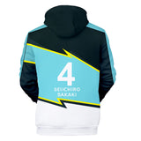 Anime Futsal Boys Bangumi Sudadera Cosplay Navidad Fiesta 3D Impreso Casual