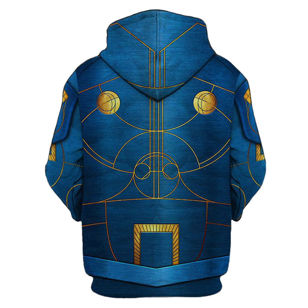 Película Eternals Ikaris Sudadera Cosplay Navidad Fiesta 3D Impreso chaqueta