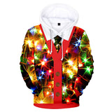 Sudadera Cosplay Navidad Fiesta 3D Impreso chaqueta christmas