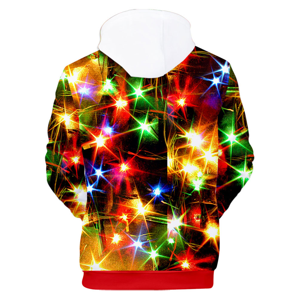 Sudadera Cosplay Navidad Fiesta 3D Impreso chaqueta christmas