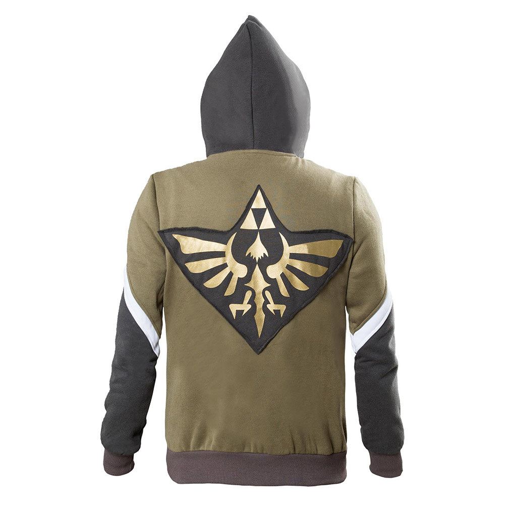 Zelda Legend Sudadera Cosplay Navidad Fiesta 3D Impreso chaqueta con cremallera