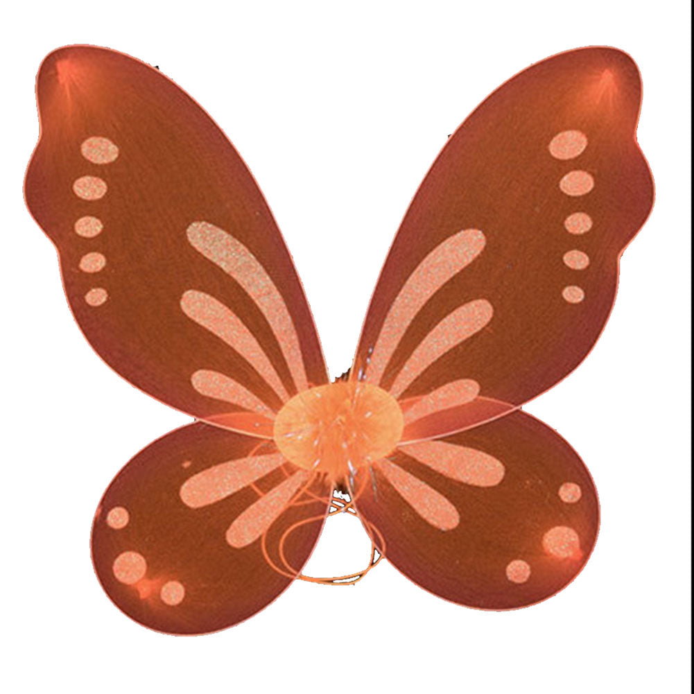 Halloween Tutu Vestido con Alas de Color Naranja y Negro Disfraz De Calabaza De Miedo para Niñas