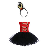 Guardia de Honor Real Vestido Tutu con Diadema Juego de Rol Vestido para Niñas