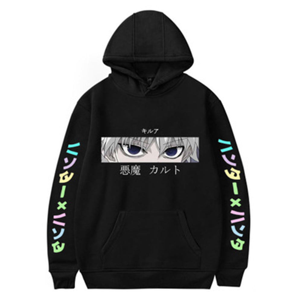 Anime HUNTER×HUNTER Sudadera Estampada con Capucha Ropa Casual Unisex