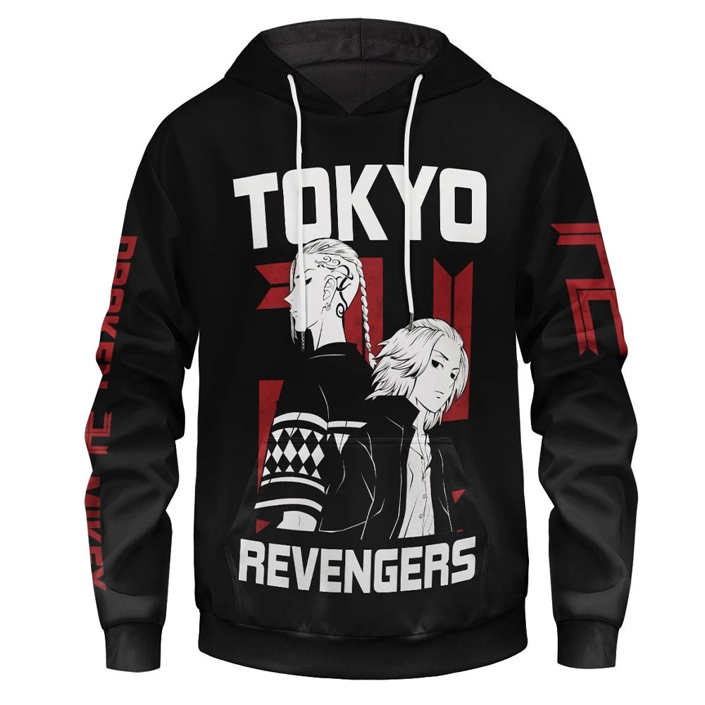 Anime Tokyo Revengers Sudadera 3D Impreso Cosplay Disfraz Halloween Carnaval hombre diario Traje