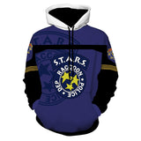 Película Resident Evil Leon Kennedy Sudadera Cosplay Halloween Disfraz chaqueta con cremallera 3D Impreso