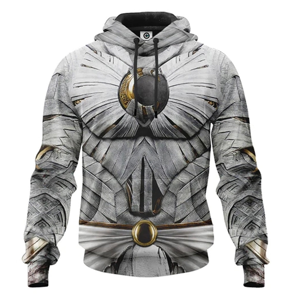 TV Moon Knight Sudadera Cosplay Navidad Fiesta 3D Impreso Casual
