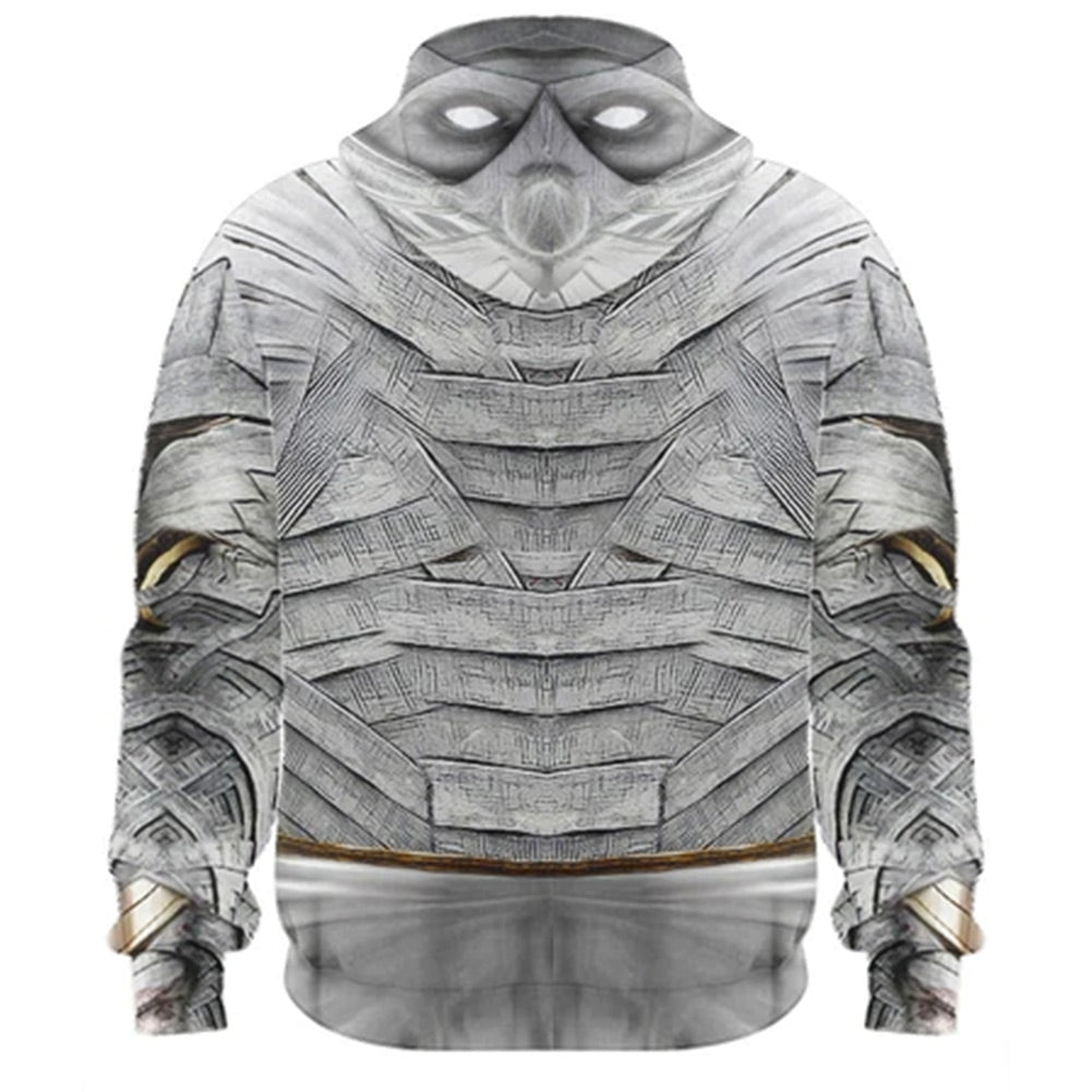 TV Moon Knight Sudadera Cosplay Navidad Fiesta 3D Impreso Casual