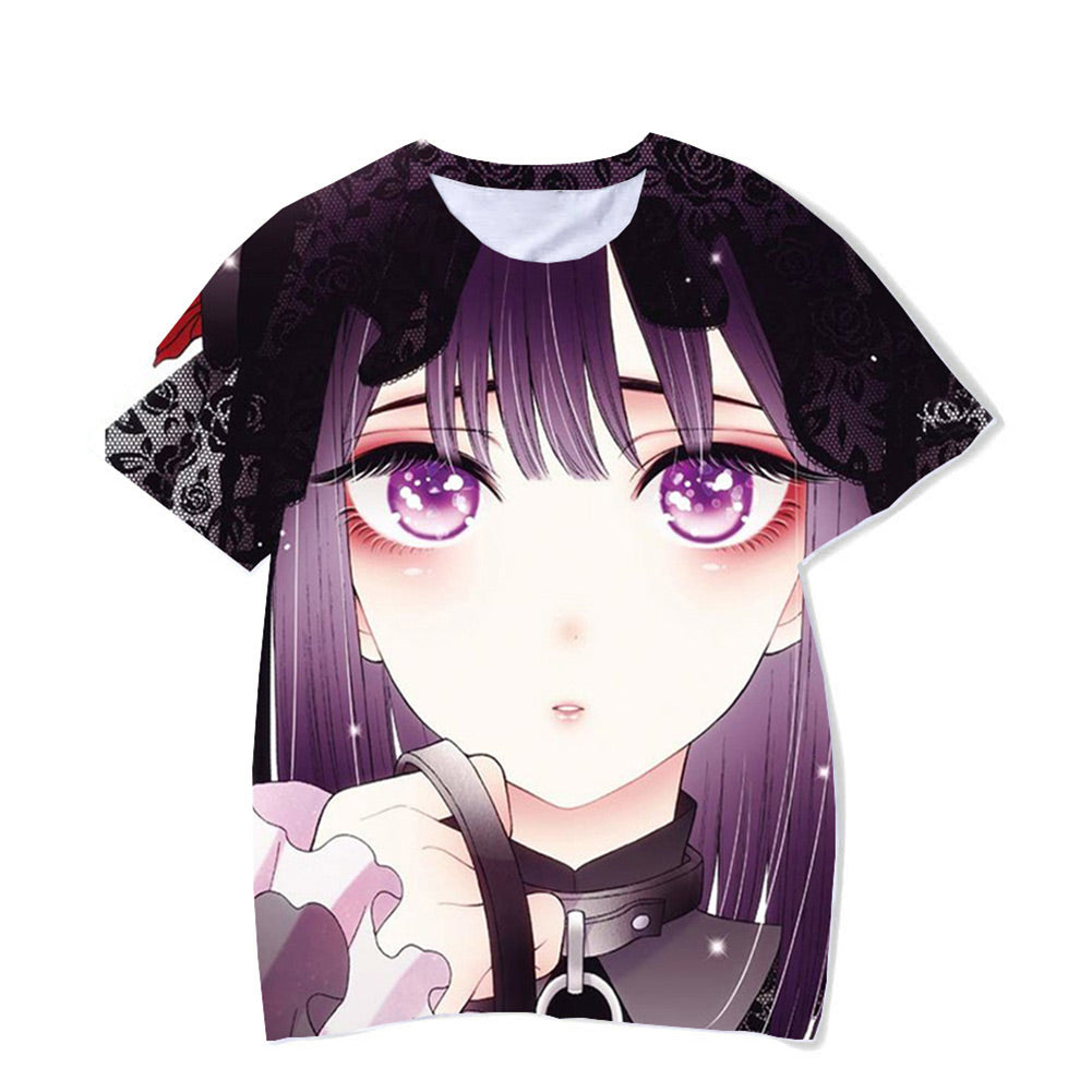 Anime My Dress-Up Darling Marin Kitagawa Camiseta Cosplay Navidad Fiesta 3D Impreso Casual