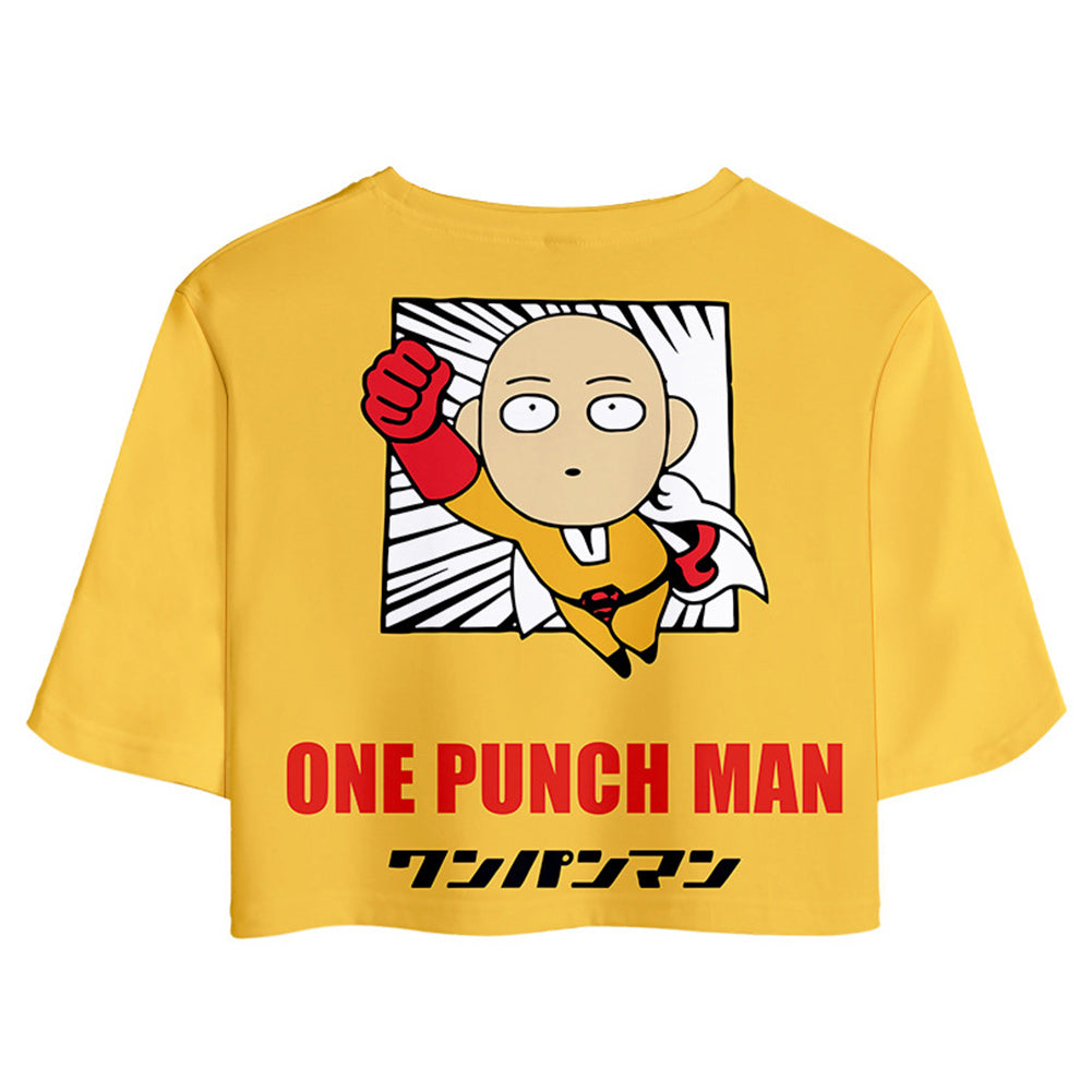 Anime One Punch Man Saitama Cosplay Camiseta Pantalón 3D Impreso Casual Deportivo Traje Conjunto