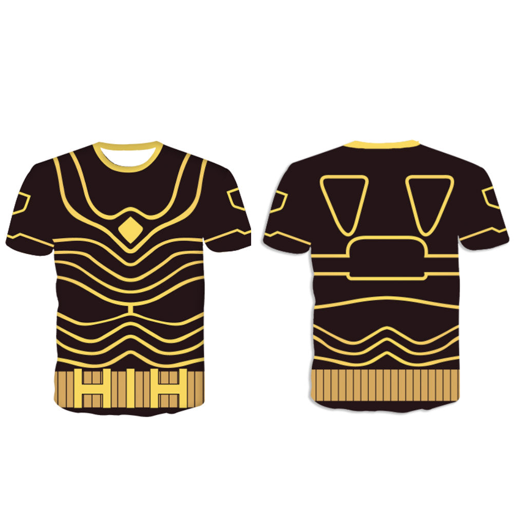 Anime My Hero Academia 6 Hawks Takami Keigo Camiseta Cosplay Fiesta 3D Impreso Casual Navidad