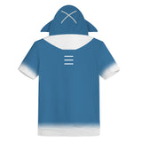 Juego Hololive VTuber Gawr Gura Cosplay Halloween T-shirt Camiseta corta sudadera 3D Impreso