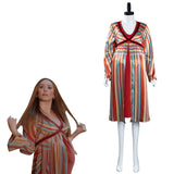 Series de Televisión Wandavision Scarlet Witch Pijama Embarazada Cosplay Disfraz Halloween Fiesta Traje