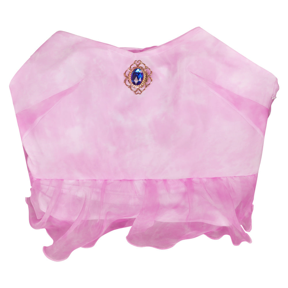 Juego The Super Mario Bros Movie Princess Peach  Cosplay Disfraz Adulto VestidoTraje De Carnaval Halloween Fiesta