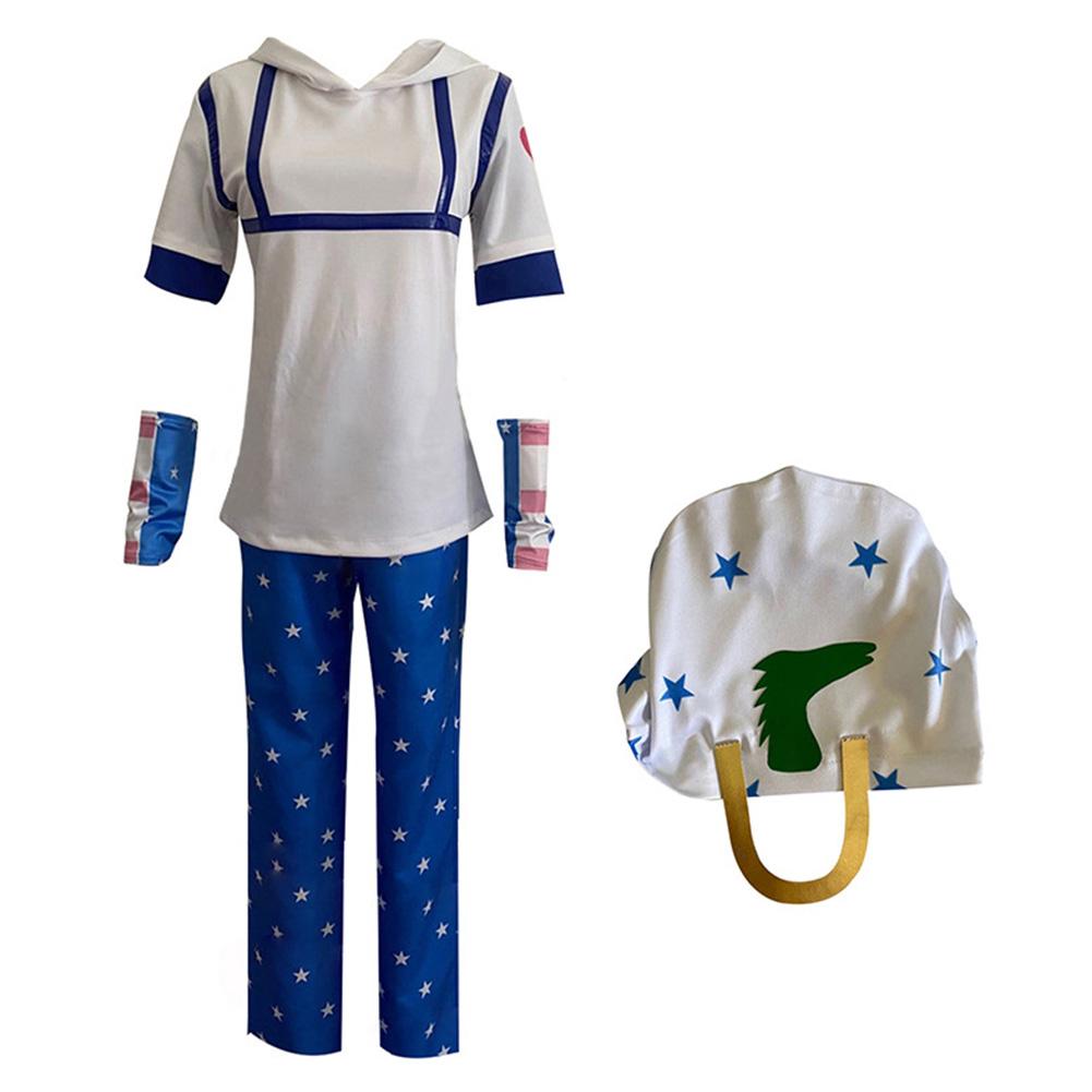 Anime JoJo‘s Bizarre Adventure Johnny Joestar Cosplay Disfraz Halloween Carnaval Traje