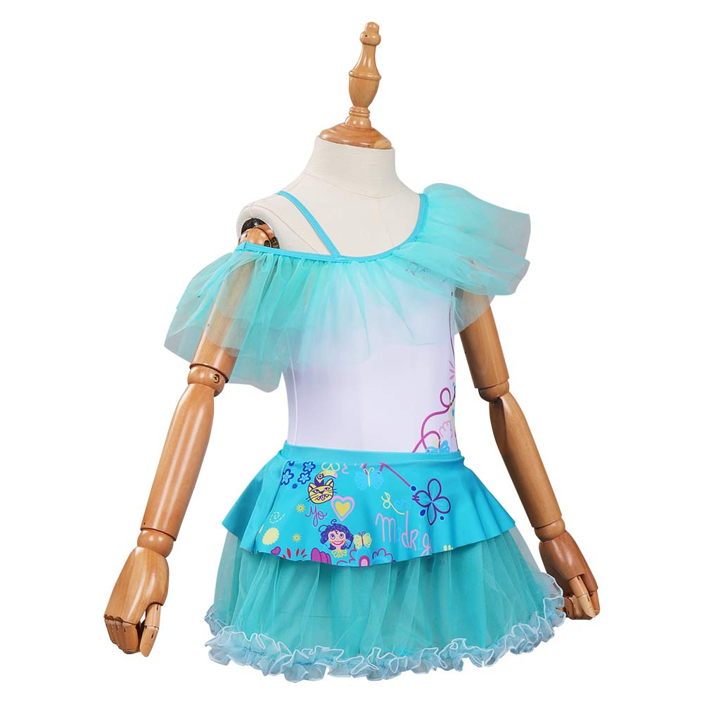 Película Encanto Mirabel Bañador De Infantil Niños Cosplay Trajes De Disfraces De Halloween Carnaval Fiesta DISFRAZDEDIADEBRUJAS.ES®