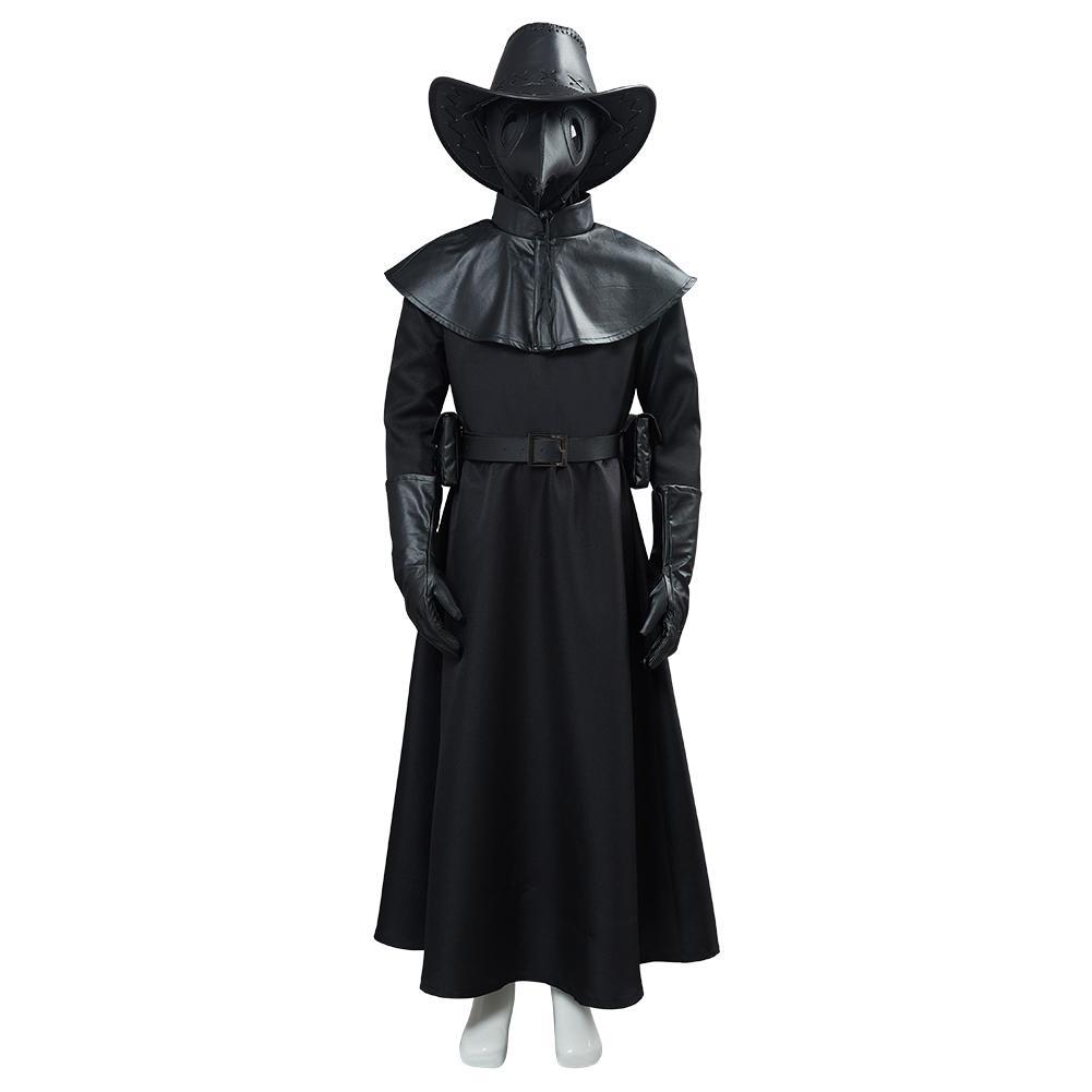 Anime Plague Doctor Steampunk Bird Máscara Horrible Niños Cosplay Disfraz Halloween Carnaval Traje