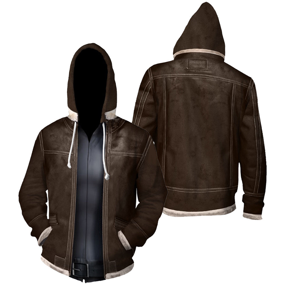 Juego Resident Evil 4 Remake Leon S.Kennedy Cosplay Sudadera Con Capucha Impreso 3D Sudadera Streetwear Pullover