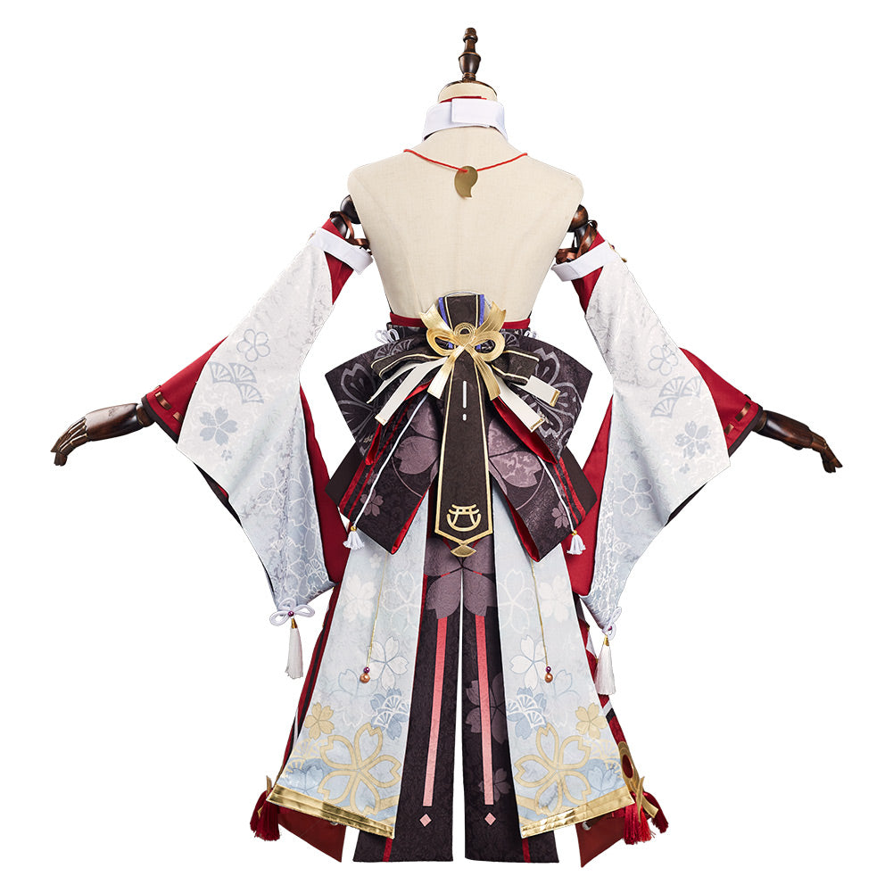 Juego Genshin Impact - Yae Miko Cosplay Halloween Disfraz Falda Vestido Carnaval Traje Per.