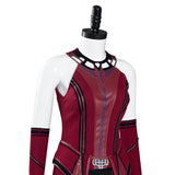 Series de Televisión Wandavision Scarlet Witch Cosplay Disfraz Halloween Fiesta Carnaval Traje